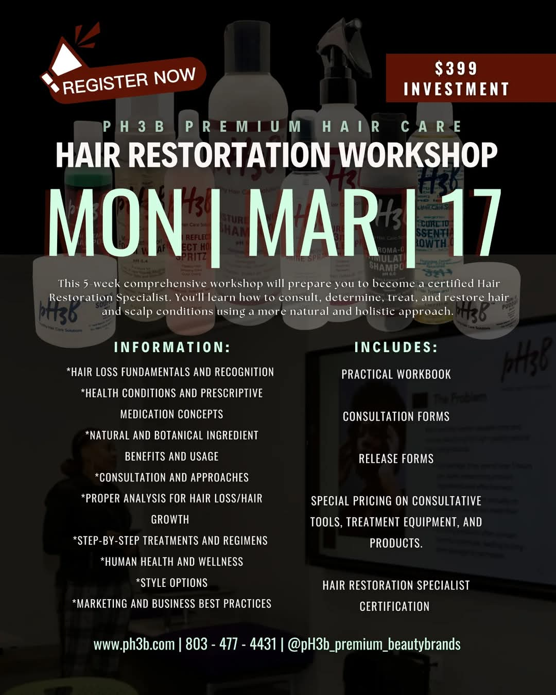 Hair Restoration Specialist Workshop